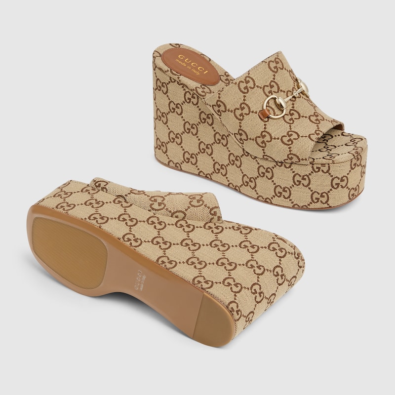 Women’s Interlocking G sandal - Image 4